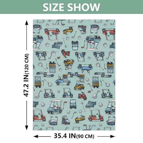 Mazeann Golf Car Car Seat Cover Baby Breathable Soft Infant Carseat Covers Canopies Babies Carrier Covers for Girl Boy