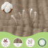 100% 32x32 Inch 2 Pack Organic Cotton Muslin Baby Hooded Towels Soft & Absorbent Hooded Baby Towels For Boys & Girls