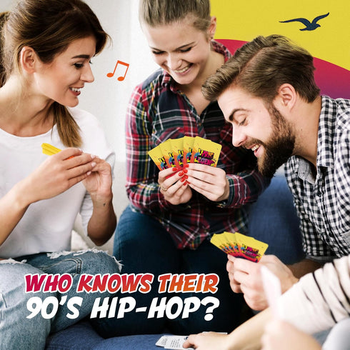 Lyric Legend - 90's Hip-Hop and Rap Trivia Game for Adults and Family - The Song Lyric Card Game