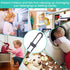 Jetec 10 Pieces Cabinet Locks for Babies, Adjustable U-Shaped Childproof Latch for Knob Handle on Kitchen Door
