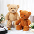 2 Pack 18 Inch Wettarn Plush Teddy Bear Stuffed Animal Cuddly Stuffed Bears Plush with Bow for Kids Easter Birthday