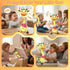 3-18 1-3 Tummy Hunfur Talking Dancing Giraffe Baby Toys for Months, Singing Recording Repeats What You Say with Glowing