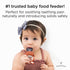 Forage Feeder, Soothing Silicone Frozen Baby Food Teething Toy, Pacifier Fruit Feeder and Teether, BPA, PVC and Phthalate Free - Terracotta