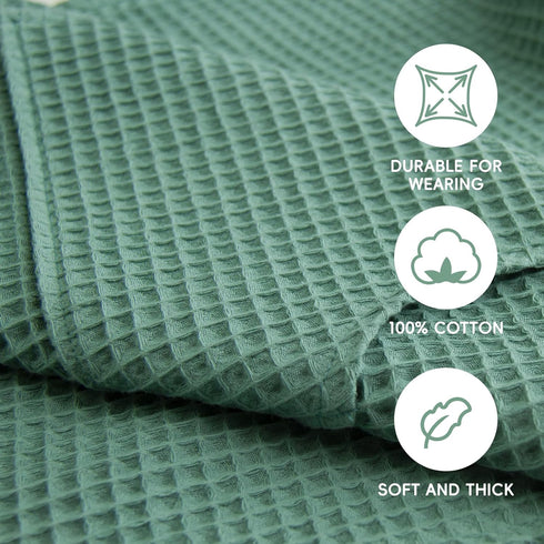 Zamlory Hooded Kids Beach Towel - Soft Poncho Towel for Babies and Toddler - Lightweight Waffle Cotton Towel Cover Up