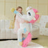 IKASA Giant Unicorn Stuffed Animal Plush Toy, 43" Jumbo Soft Plushy, Gifts for Kids Girls