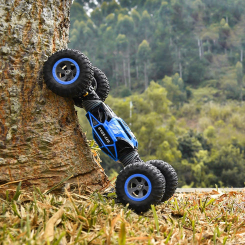 BEZGAR TD141 RC Cars, 1:14 Scale Remote Control Car, 4WD Transform 15 KMH All Terrains Crawler RC Stunt Car for Boys
