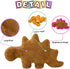 Dino Nugget Pillow, Stegosaurus 18 inch Soft Dinosaur Chicken Nuggets Pillow for Fun Gifts, Dinosaur Theme Party