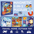 QUOKKA Magnet Puzzles for Toddlers 3 Years Old - 24 Pcs Travel Puzzles Games for Kids Ages 3-5