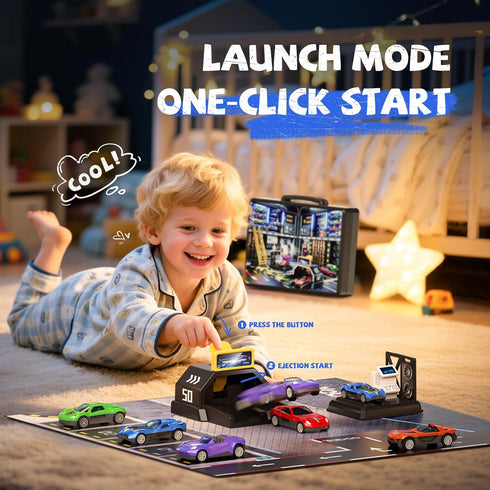 MEWOCHEE 3 4 5 6 20 1:64 3 4 5 6 Car Toys Gifts for Year Old Boys, Suitcase Auto Repair Toys Include PCS Die-Cast