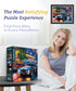 Plastic Jigsaw Puzzles for Adults, 2000 Pieces Bigelow Illustrations - Rain on The Boulevard, No Puzzle Mat Required