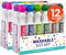 Washable Dot Markers for Toddlers, 24 Count (2-Pack of 12 Colors), 40ml