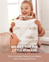 12"x12" 6 Pack Nightingale Baby Washcloths, Rayon from Bamboo Baby Clothes Organic Wash Cloths with Cotton, Newborn