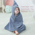MICHLEY Unisex Baby Animal Hooded Bath Towel, Soft Cotton Beach Bathrobe for 0-6T, Grey