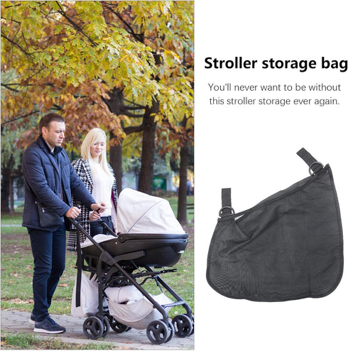 Black Stroller Hanging Organizer Bag for Diapers & Essentials