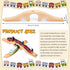 Liliful Wooden Train Track Bridges and Tunnels Expansion Wood Train Track Pieces Accessories for Most Major Toy Trains