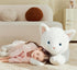 IKASA Giant White Cat Stuffed Animal Plush Toy - 30" Jumbo Cute Fluffy Oversized Plushie Gifts for Kids