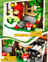 Set (610Pieces) SEMKY City Series Farm House Building Blocks with LED Lights, Creative Farm House Model Gifts for Kid