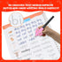 35 35 57 Magic Grooved Writing Practice for Kids Ages - Reusable Grooved Writing Books for Kids - Handwriting Practice