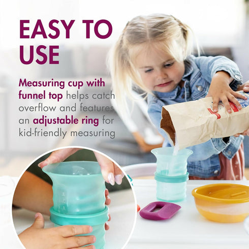 Set 5 3+ Boon Intro Toddler Food Prep - Kids' Kitchen Tools - Unique Toddler Kitchen Accessories Includes Spatula, Egg
