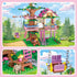 Set 504 6-12 Years7652 HSANHE Tree House Building Compatible with Friends, PCS Forest House Building Kit Birthday Gift