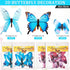 48 Pieces Glow in The Dark Butterflies - 3D Butterfly Decal Sticker Wall Decor for Room Nursery Living Room