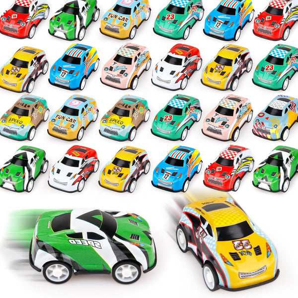 36PCS Mini Pull Back Cars for Kids 3-5 Years Old, Race Cars Party Favors, Pinata Fillers