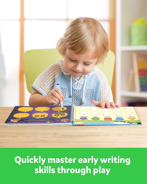 Coogam Pencil Control Tracing Workbook, Learn to Write Alphabet & Numbers, Montessori Educational Toy Gift