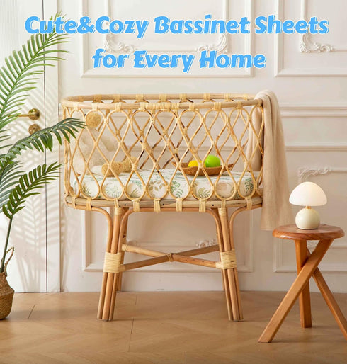 Girls,32 16 4", 2 Pack, SDY Jersey Bassinet Sheets for Baby Boys and "x "x Green Standard Oval/Retangle Bassinet