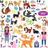 Melissa & Doug Pet Shop Puffy Sticker Set, 115 Reusable Stickers - FSC Certified