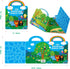 36 Reusable Jelly Sticker Book, Wild Animals Thick Jelly Stickers Waterproof Gel Cling Decals Animals Theme Matching