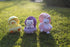 Plushland Plush Stuffed Animal - 6 Inches Zip Up Egg Hideaway Cute Yellow Pastel and Polka Dot Easter Colors Gift