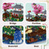 Cherry Blossom Tree Building Set, Japanese Sakura Tree House Building Blocks Kit, Bonsai Tree Set for Adults