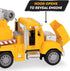 7-Inch 3+ Driven by Battat Crane Truck Toy with Lights & Sounds, Movable Parts, Construction Vehicle for Boys & Girls