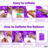 KatchOn Giant Purple 5 Balloon Number - 40 Inch Mylar Purple Number 5 Balloon for Birthday Decorations