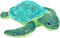 Wild Republic Sea Turtle, Foilkins Junior, Stuffed Animal, 8 inches, Gift for Kids, Plush Toy, Fill is Spun Recycled Water Bottles