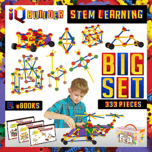 STEM Learning Toys - Creative Construction Engineering Building Blocks Set for Kids Ages 5-10