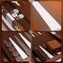 Happy Hippo Backgammon Backgammon (18")) Board Game, Deluxe Leather Like Case, Felt Interior, Brown, Classic Game