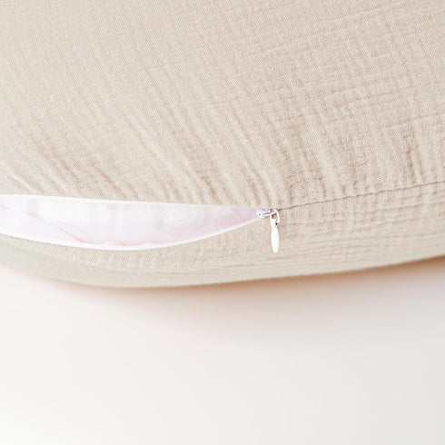 100% Konssy Muslin Nursing Pillow Covers, Cotton Soft & Adorable Covers for Breastfeeding Pillows, Slipcovers