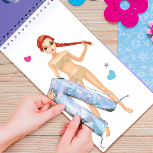 Sticker Dress Up Dancers, Sticker Activity Book for Kids, Learn Girls Fashion Design, Dress Up Games