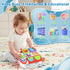 Toddler Musical Montessori Busy Board for 1-2 Year Old Boys, Early Educational Toy for 12-18 Month Age, Birthday Gift