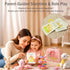 Set 47PCS Sets 3-5 Lajeje Pink Barn Tea Party for Little Girls, Farm Animal Pretend Play Tea Time Kit, Tea for Toddlers