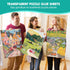 8 1000-Piece Nariolar Ultra-Adhesion Transparent Puzzle Glue Sheets, Puzzle Saver Sheets for Preserving Up to Jigsaws