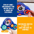 Set, 3-8 Motorized Spinning Gear Building Toys for Kids, Space Rocket STEM Construction Educational Interlocking