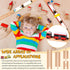 Pack 8 Packs (2 Liliful of Wood Train Track Expansion Compatible with Most Train Tracks Sizes,Mixed Straight)