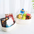 5-Piece Set MINTWOOD Design Small Decorative Woven Storage Baskets for Shelves, Bathroom, Pantry and Nightstand