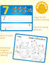 36pcs 3 4 5 Coogam Handwriting Drawing Practice Cards, Alphabet Number Painting Coloring with Pens, Double Sided Write