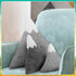 3 Shellwei Pcs Mountain Shaped Decorative Pillow Sherpa Cute Nursery Playroom Pillow Grey and White Nursery Accessories