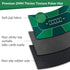 nuveti 63 x 31 Foldable Texas Poker Card Tabletop Layout - Portable Anti-Slip Rubber Mat for 8-10 Players