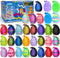 Binvin 32PCS 3D Printed Snake Toy, Easter Basket Stuffers Mini Mystery Crystal Egg