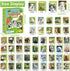 100 gisgfim PCS Memory Matching Game Animal Babies Concentration Memory Card Educational Game for Kids Adults A Fun